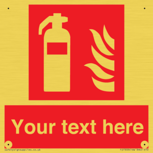 Custom Fire extinguisher Sign